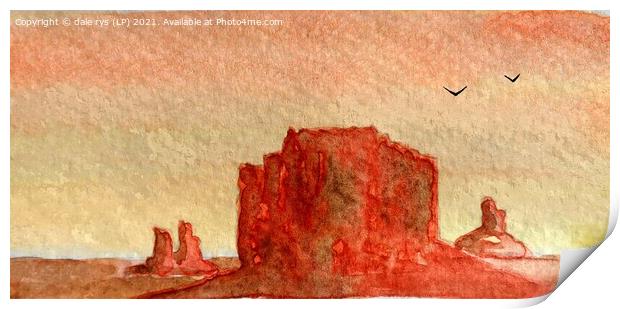 monument valley Print by dale rys (LP)