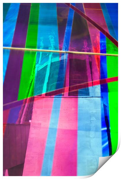 Abstract Cathedral Print by Paul McKenzie