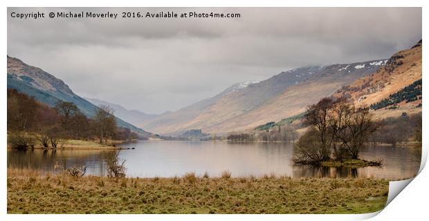 Loch Voil from Balquhidder Print by Michael Moverley