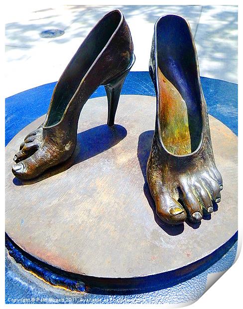 High Heelsin bronze Print by Patti Barrett