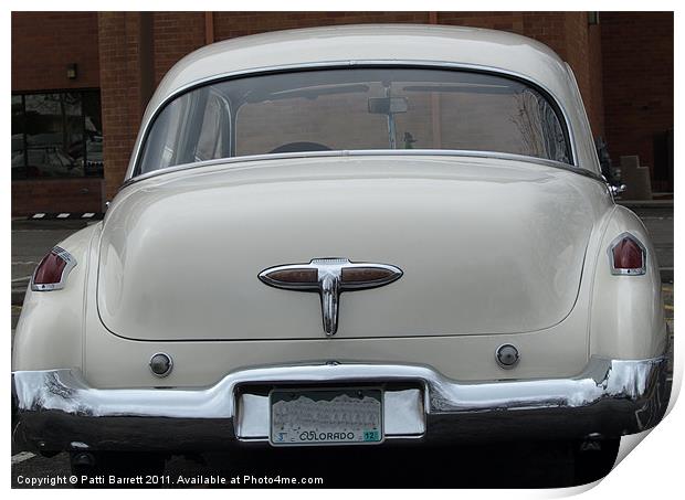 Perfect White Pontiac Print by Patti Barrett