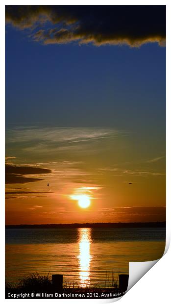 Shades of Sunset Print by Beach Bum Pics