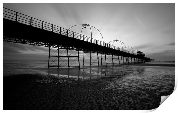Southport Pier Print by Jed Pearson