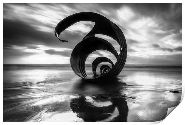 Marys Shell Cleveleys Print by Jed Pearson