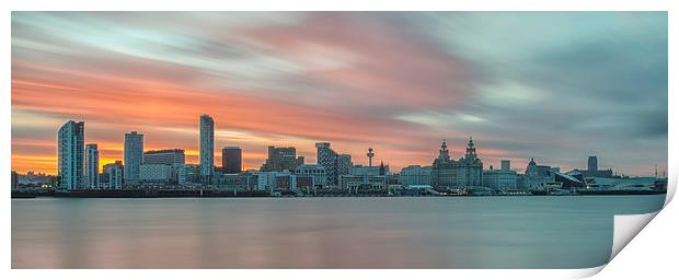  Liverpool Waterfront Print by Jed Pearson