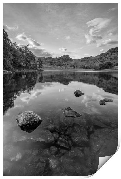 Blea Tarn Reflections Print by Jed Pearson