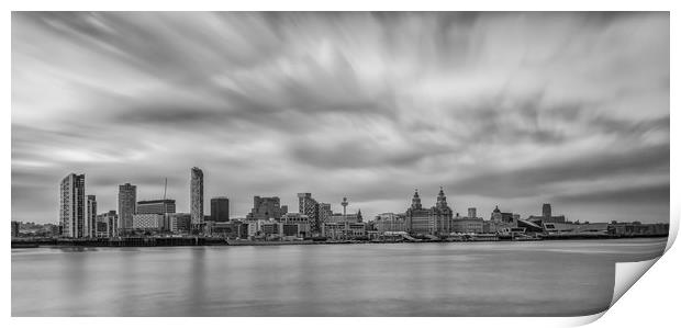 Liverpool Waterfront Panorama Print by Jed Pearson
