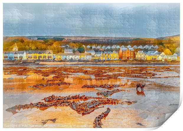 Spring Tide At Fairlie Beach Print by Tylie Duff Photo Art