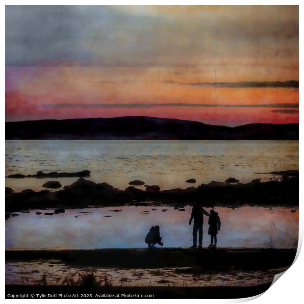 Seamill Sunset Print by Tylie Duff Photo Art