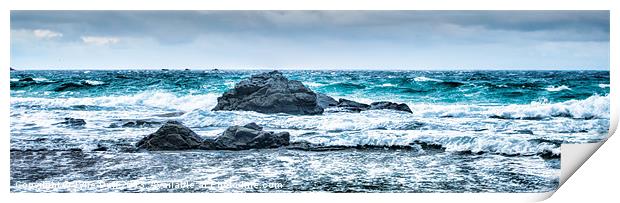 Breakers on Durness Beach, Sutherland Print by Tylie Duff Photo Art