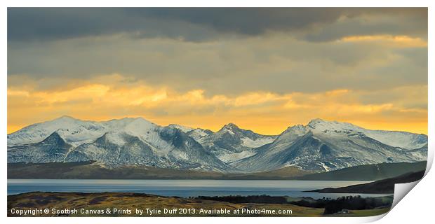 The Mountains of Arran Print by Tylie Duff Photo Art
