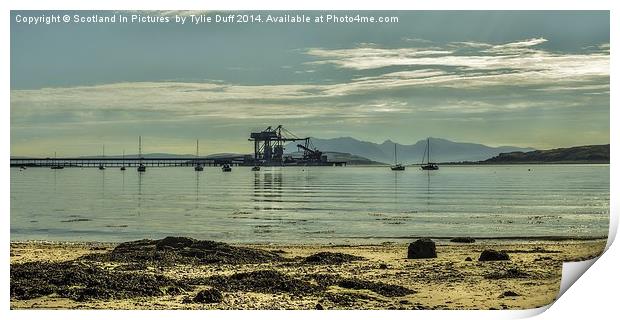 Fairlie over Clyde to Arran  Print by Tylie Duff Photo Art