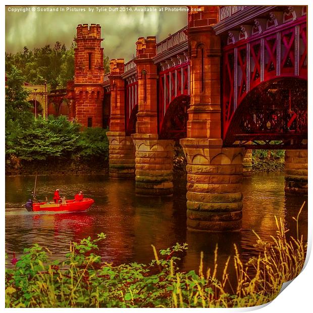  City Union Railway Bridge in Glasgow (2) Print by Tylie Duff Photo Art