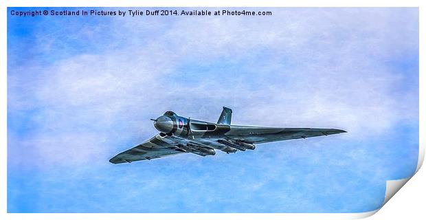   Avro Vulcan XH558 Print by Tylie Duff Photo Art