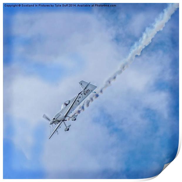  Aerobatics at the Scottish Airshow Print by Tylie Duff Photo Art