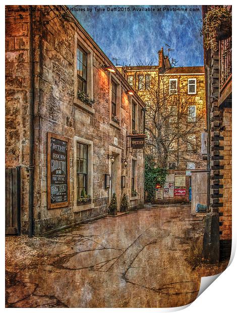  The Bothy Glasgow Print by Tylie Duff Photo Art