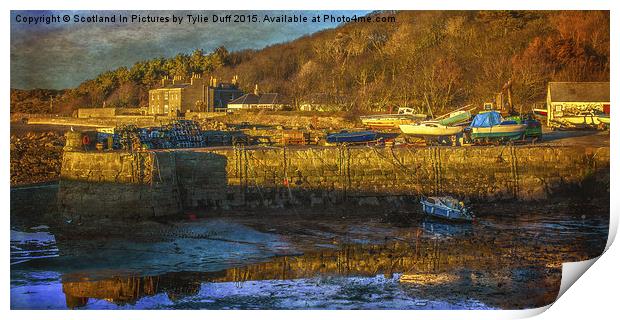  Dunure Harbour Print by Tylie Duff Photo Art