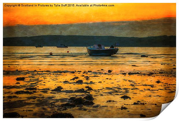  Waiting For Tide To  Print by Tylie Duff Photo Art