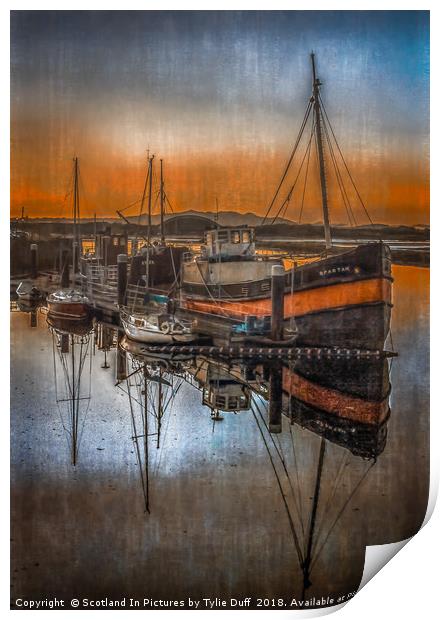 Irvine Harbour Sunset Print by Tylie Duff Photo Art