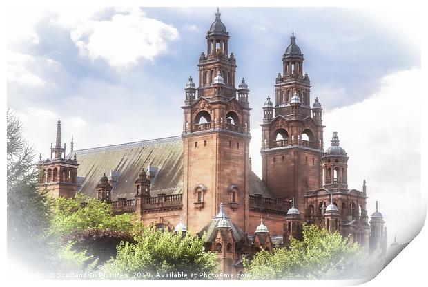 Kelvingrove Art Gallery Glasgow Print by Tylie Duff Photo Art