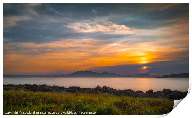 Coastal Path From Portencross Print by Tylie Duff Photo Art