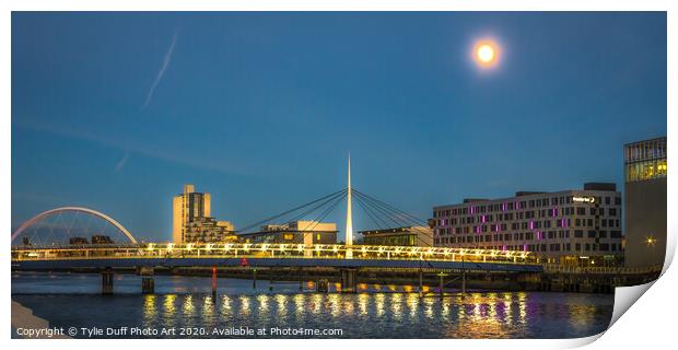 The Majestic Bells Bridge Glasgow Print by Tylie Duff Photo Art