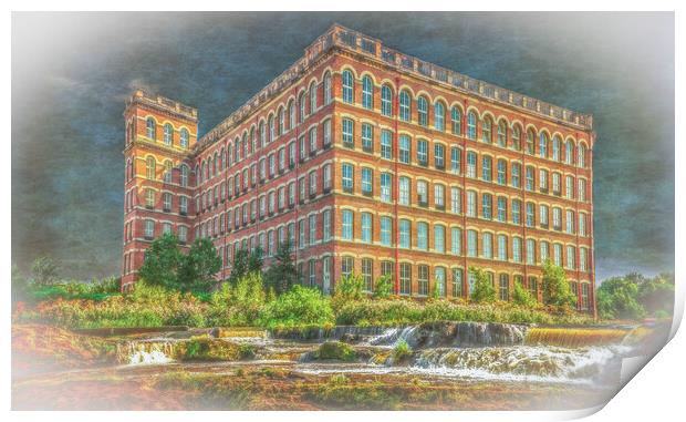 The Old Anchor Cotton Mill in Paisley  Print by Tylie Duff Photo Art