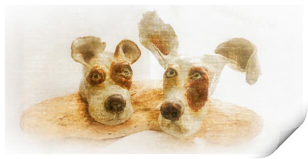 The Twa Dugs Print by Tylie Duff Photo Art