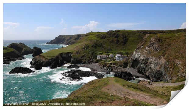Kynance Cove from the South West Coast Footpath, C Print by Brian Pierce