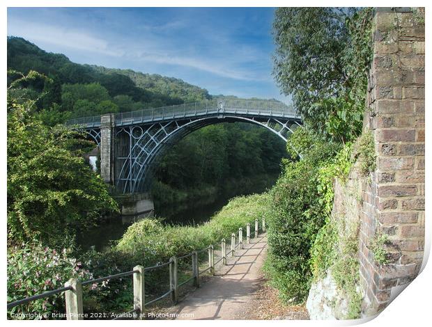 Ironbridge, Shropshire Print by Brian Pierce