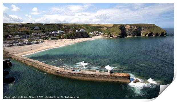 Portreath, Cornwall Print by Brian Pierce