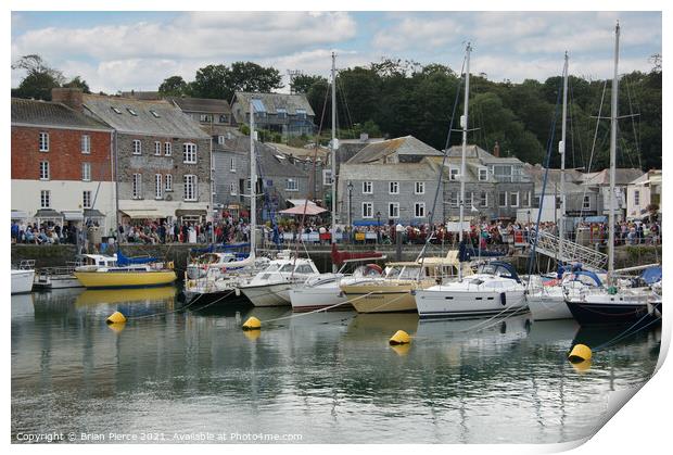 Padstow Harbour, Cornwall Print by Brian Pierce