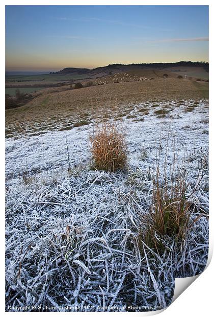 Winter Landscape Print by Graham Custance