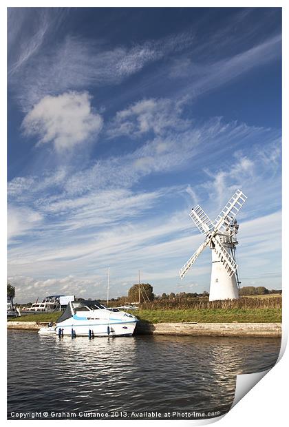 Norfolk Broads Print by Graham Custance