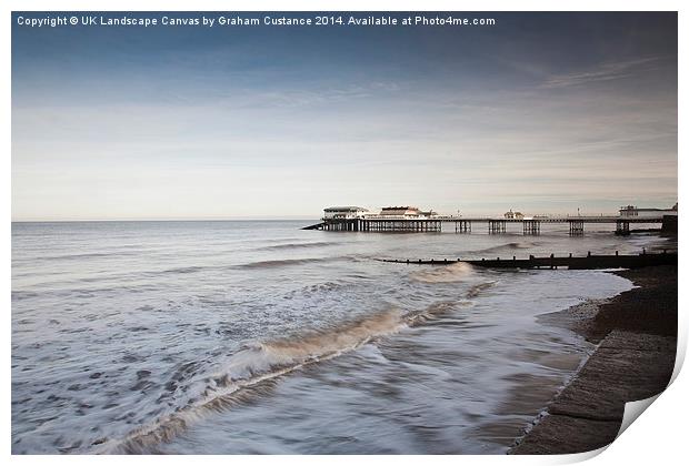 Cromer Pier, Norfolk Print by Graham Custance