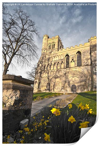Priory Church, Dunstable Print by Graham Custance