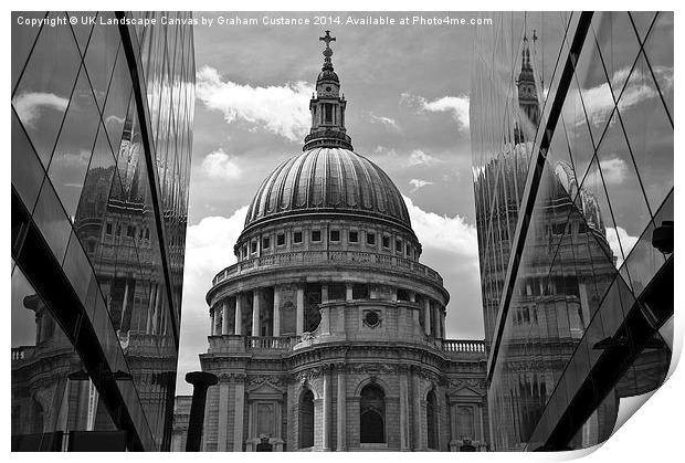 St Pauls Cathedral Print by Graham Custance