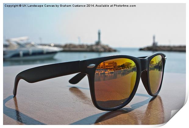  Sunglasses  Print by Graham Custance