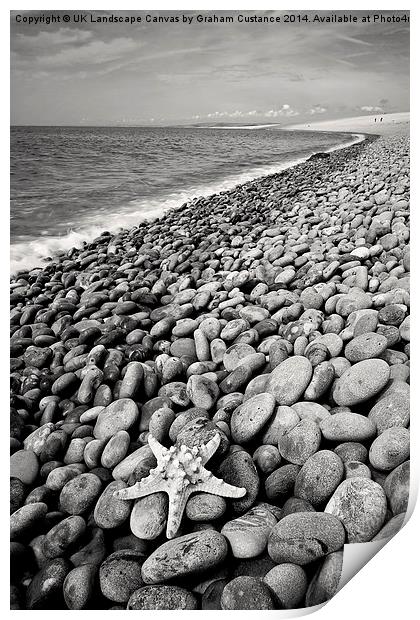  Chesil Beach Print by Graham Custance