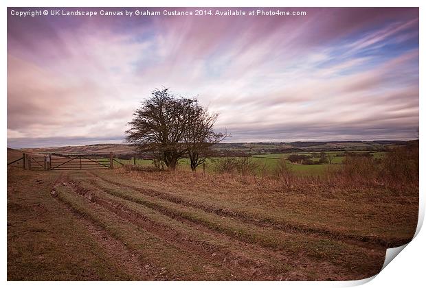The Chilterns  Print by Graham Custance