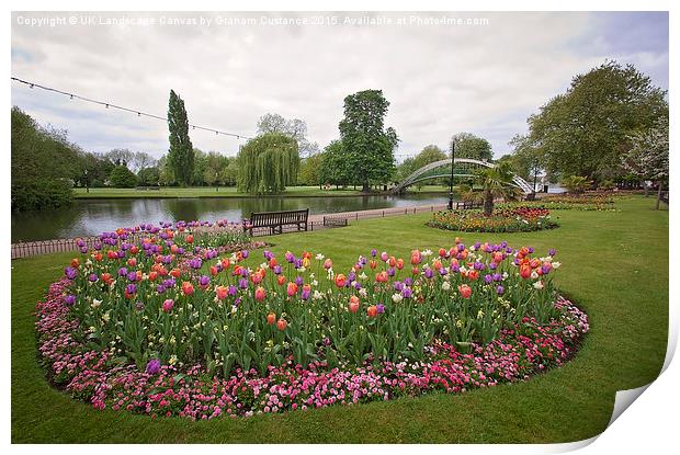 Bedford in Bloom Print by Graham Custance