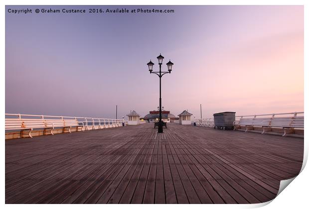 Cromer Pier Sunrise Print by Graham Custance