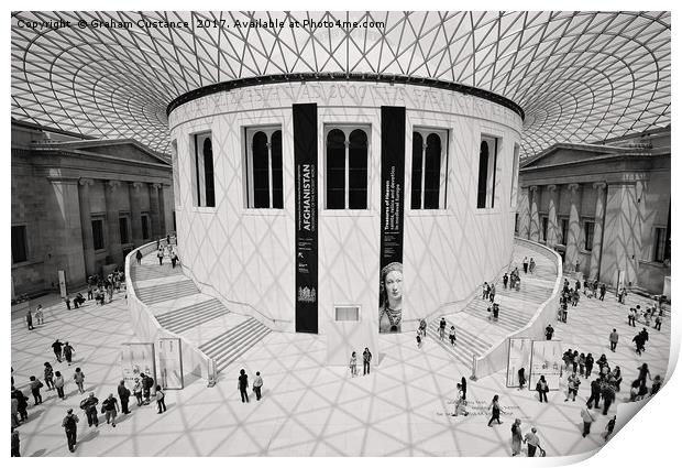 British Museum, London Print by Graham Custance