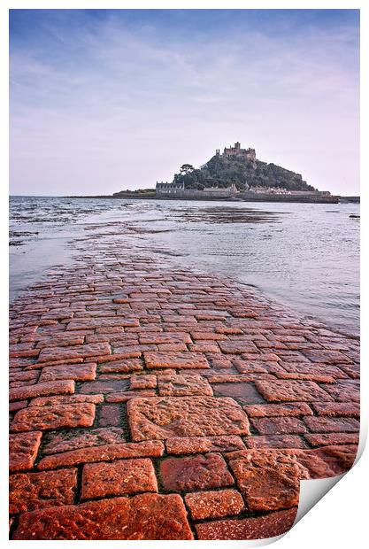 St Michael's Mount Print by Graham Custance