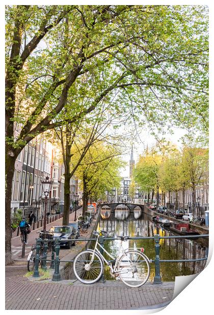 Amsterdam Canals Print by Graham Custance