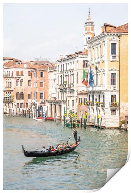 Grand Canal, Venice Print by Graham Custance