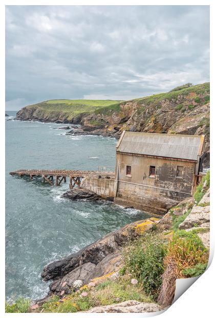 Lizard Point Lifeboat Station Print by Graham Custance