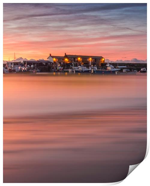Lyme Regis Sunrise Print by Graham Custance