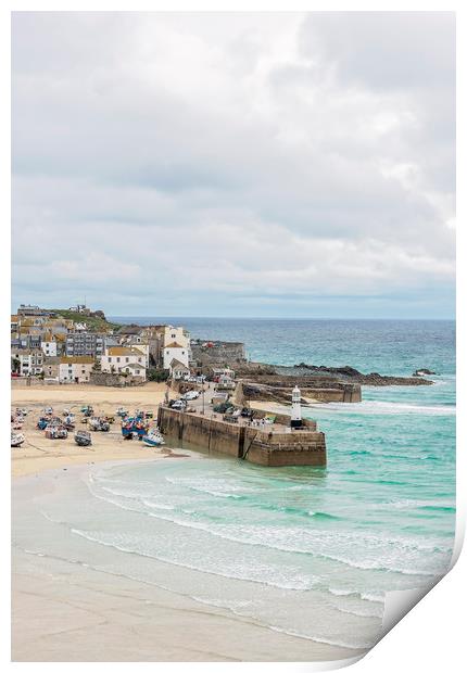 St Ives, Cornwall Print by Graham Custance