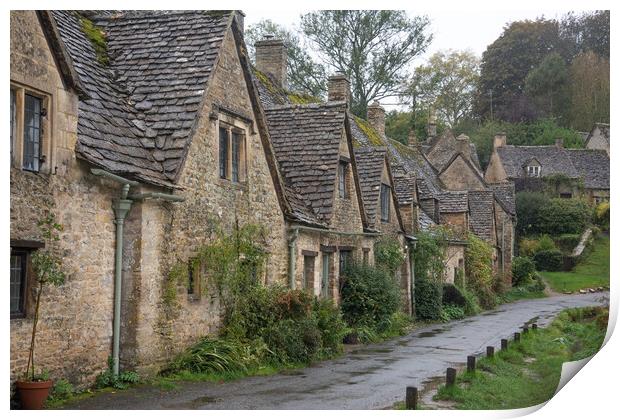 Arlington Row, Bibury  Print by Graham Custance